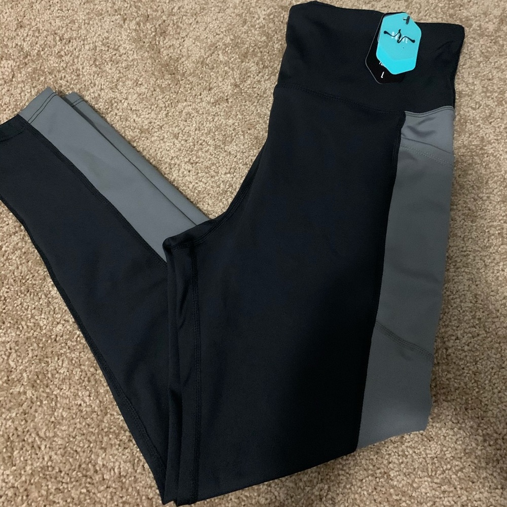 Lularoe rise brave large black gray